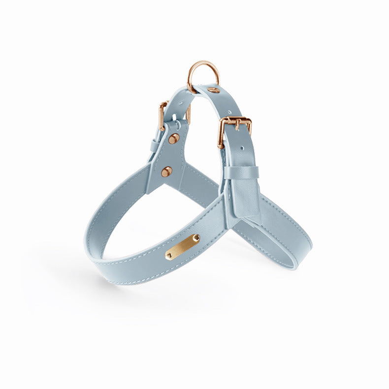 Dog And Cat Vest Type Chest Harness Leash