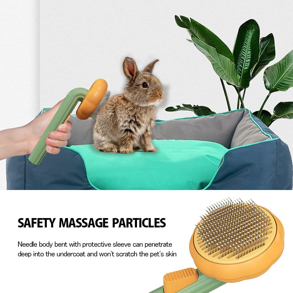 Pumpkin Comb Type Cat And Dog Needle Comb