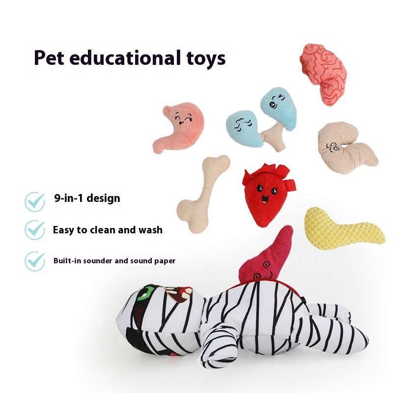 Pet Interactive Toy Plush  Food