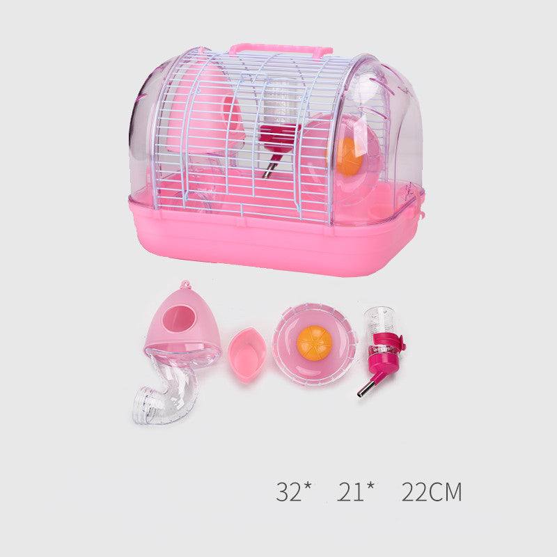 Luxury Hamster Cage Transparent Base viewing Cage