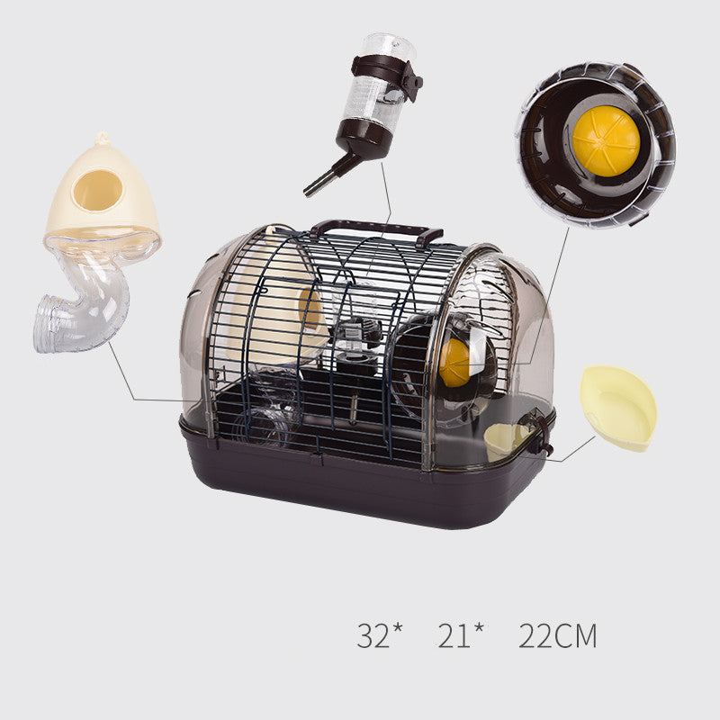 Luxury Hamster Cage Transparent Base viewing Cage