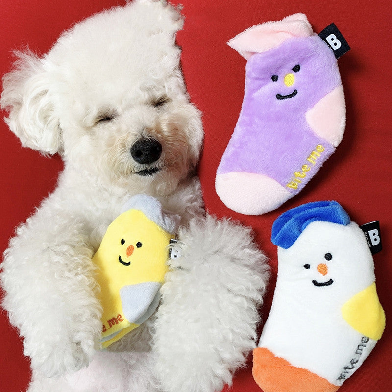 Pet Cute New Socks Smell Educational Toys