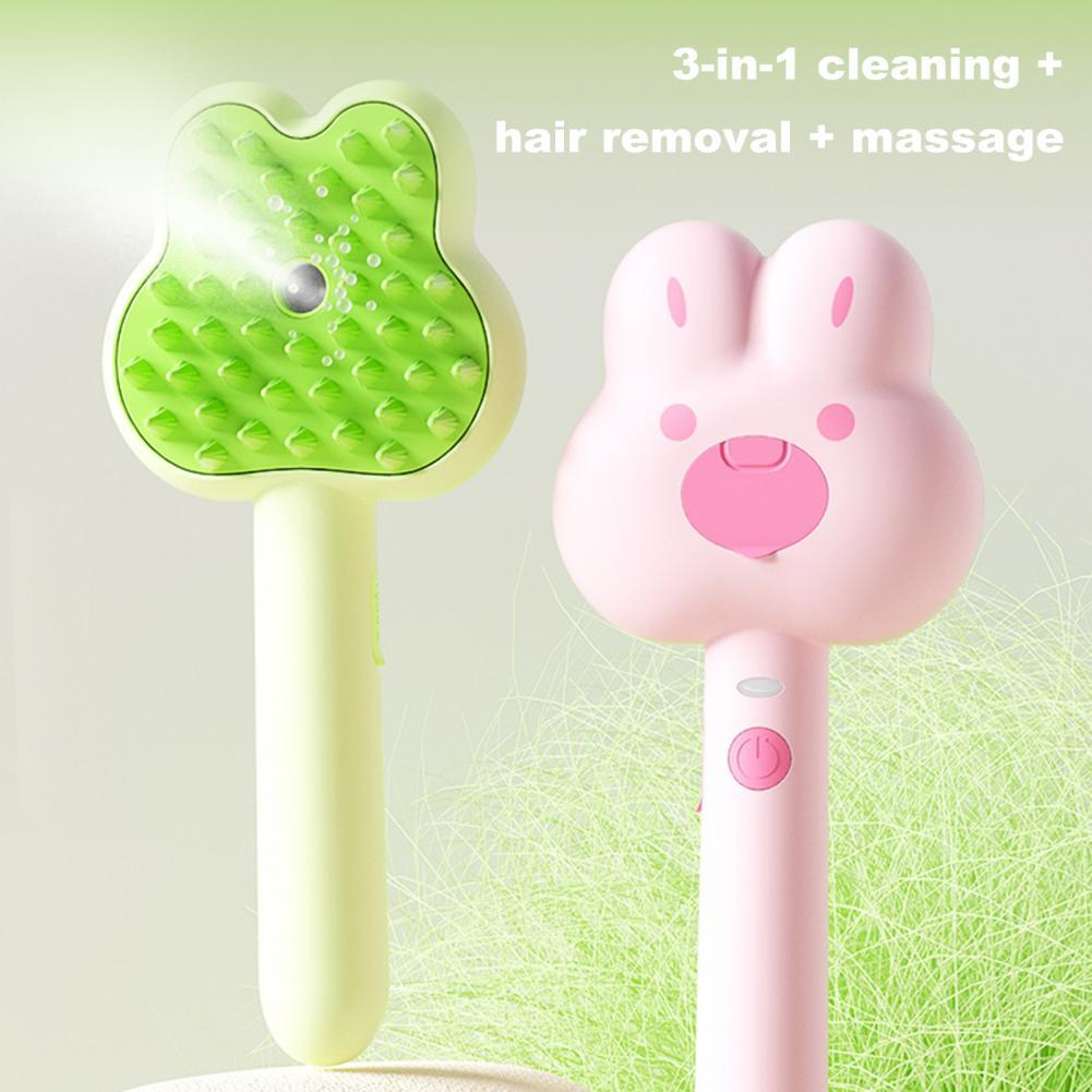 Cat Steam Brush Self-Cleaning Cats Grooming Tool