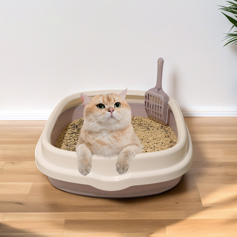 Pet Toilet Bedpan Training Plastic Sand Litter Box Cat