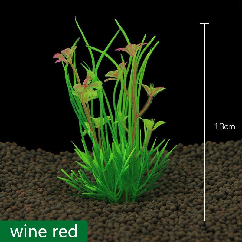 Fish Tank Decoration Simulation Water Plant Aquarium