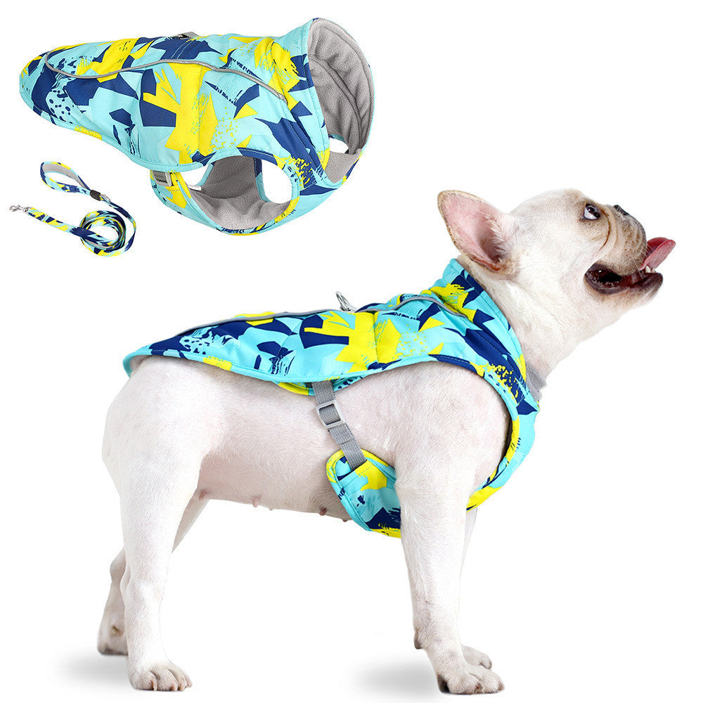 Pet New Dog Jacket Print Waterproof