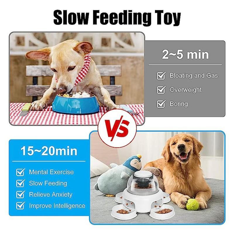 Dog Press Leakage Food Feeder