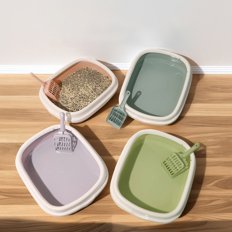 Pet Toilet Bedpan Training Plastic Sand Litter Box Cat