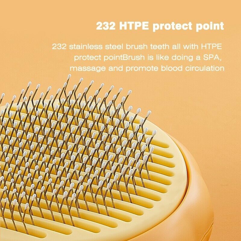 Pumpkin Comb Type Cat And Dog Needle Comb
