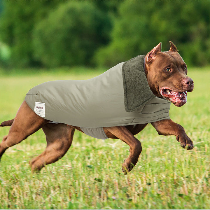 Lapel Turtleneck Dog Cotton-padded Clothes