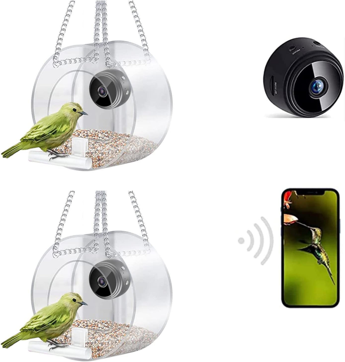 Pet Smart Feeder Outdoor Real-time Monitoring