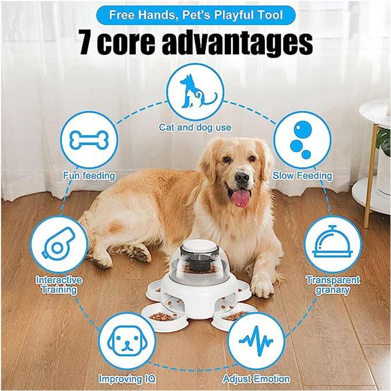 Dog Press Leakage Food Feeder