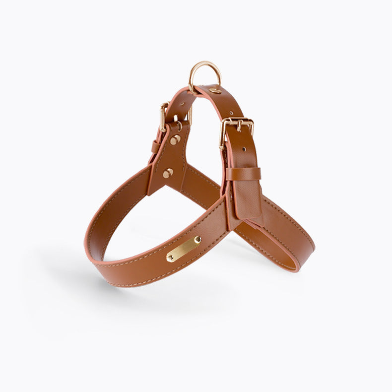 Dog And Cat Vest Type Chest Harness Leash