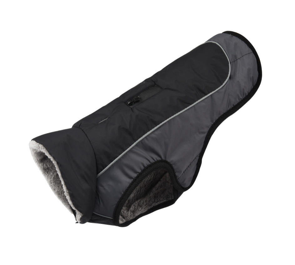 Fur Collar Pet Clothes Reflective Waterproof