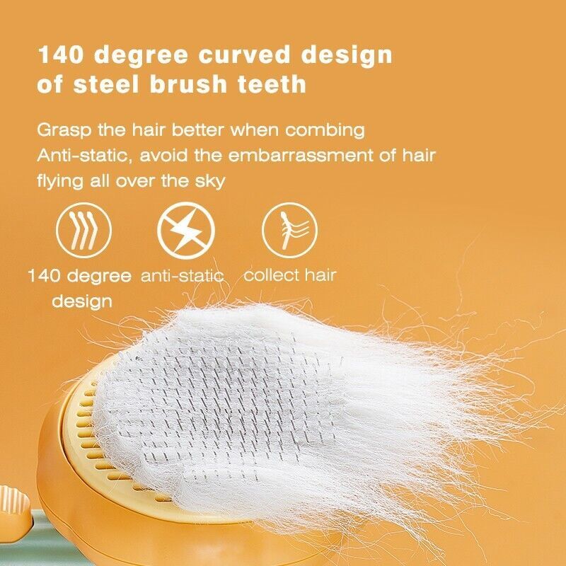 Pumpkin Comb Type Cat And Dog Needle Comb