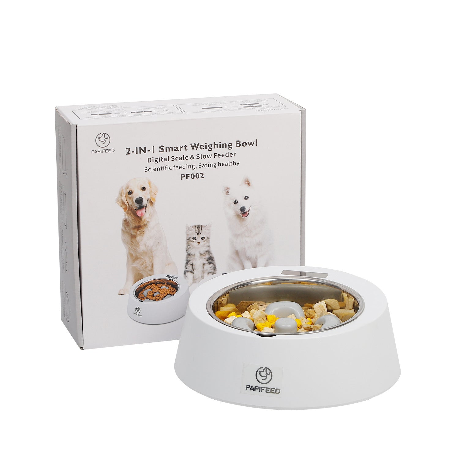 Pet Dog Bowl Slow Feeder Dog Food Bowl