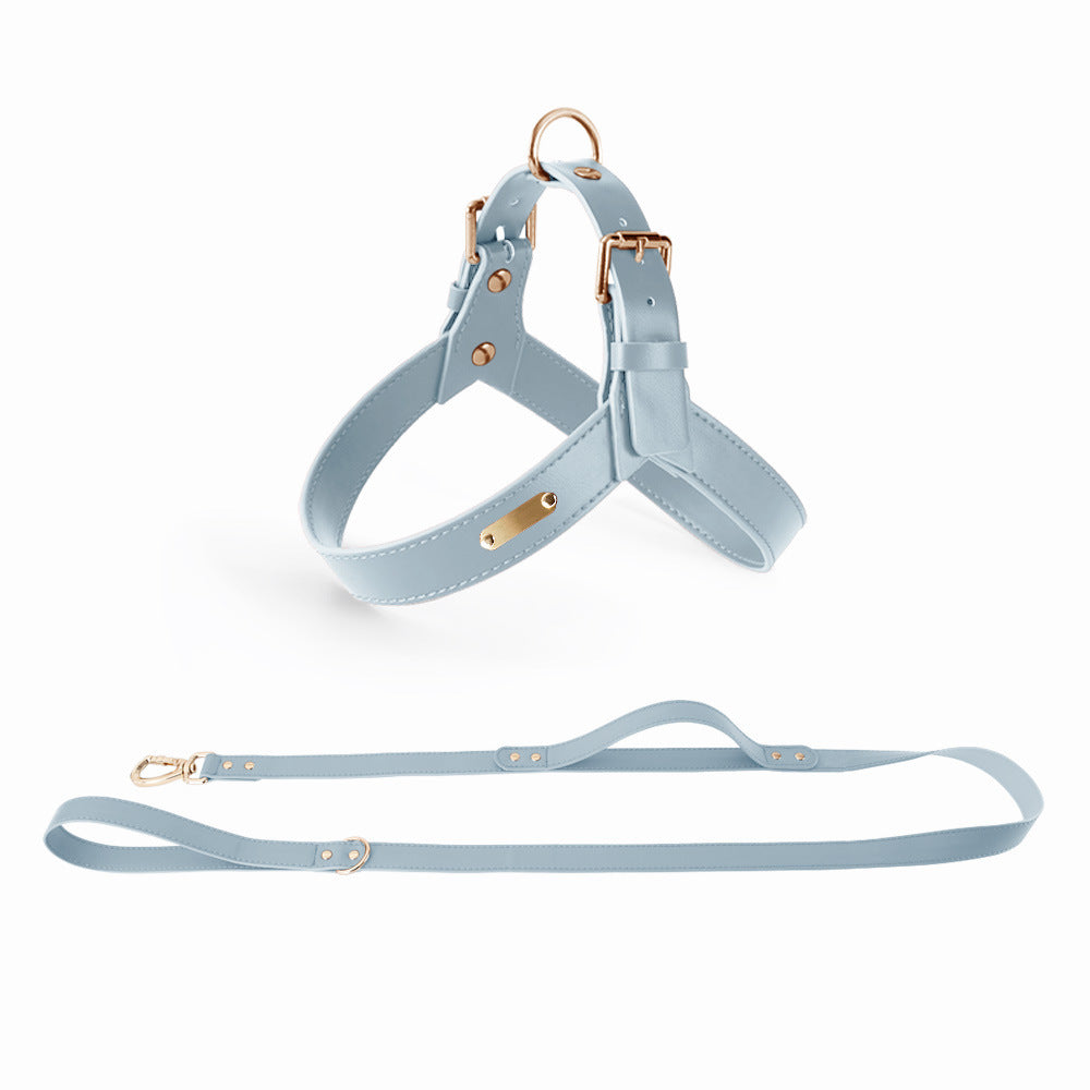 Dog And Cat Vest Type Chest Harness Leash