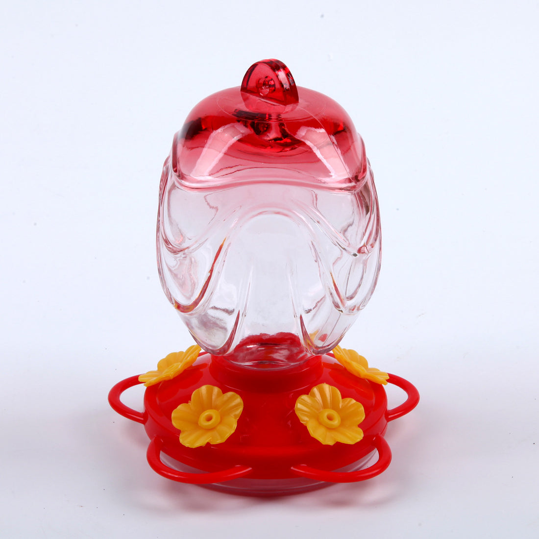 Painted Glass Feeder Glass Garden Decoration