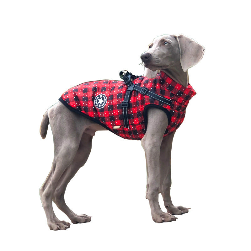 Christmas Dog Waterproof Reflective Belt Chest