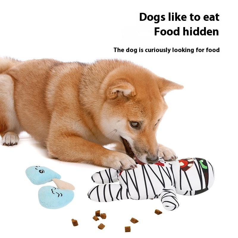 Pet Interactive Toy Plush  Food