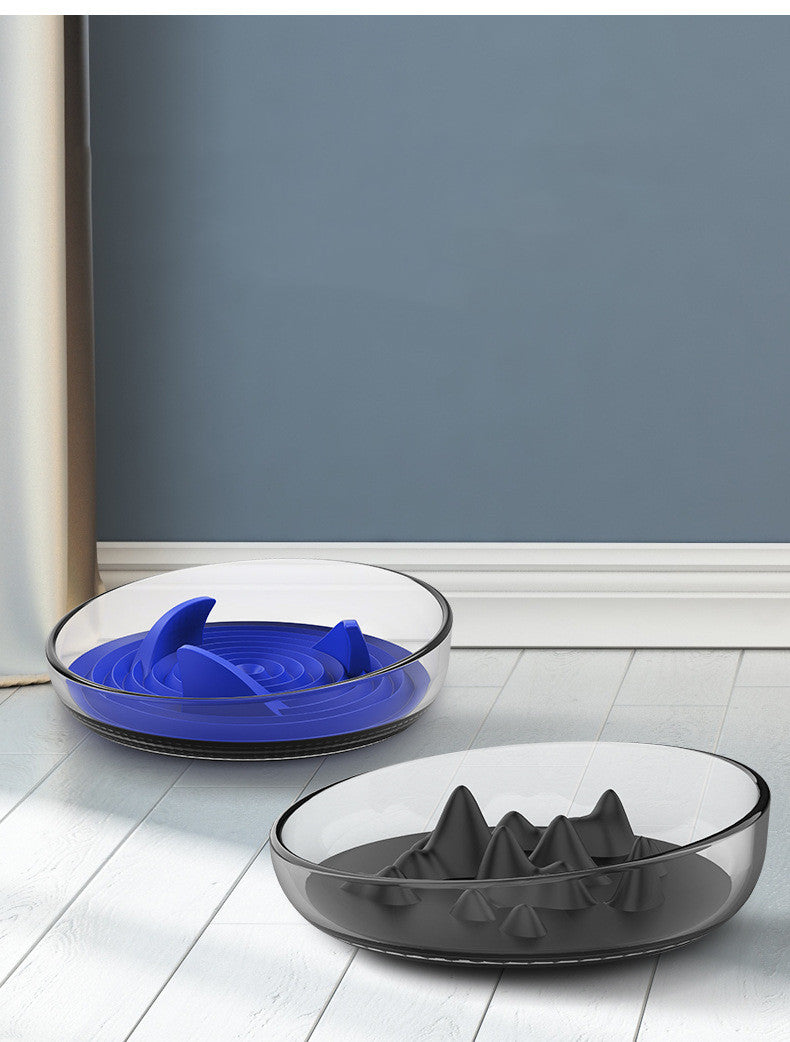 New Pet Silicone Slow Food Bowl