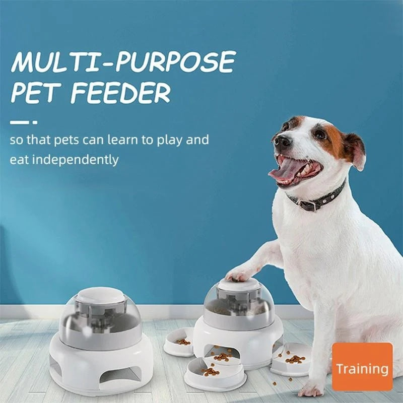 Dog Press Leakage Food Feeder