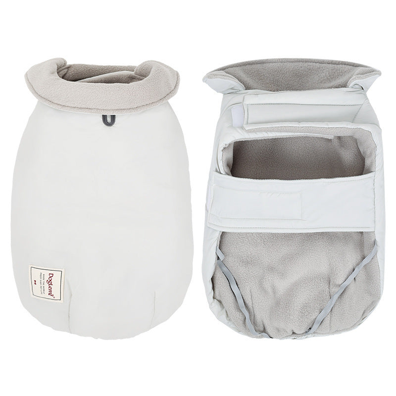 Lapel Turtleneck Dog Cotton-padded Clothes