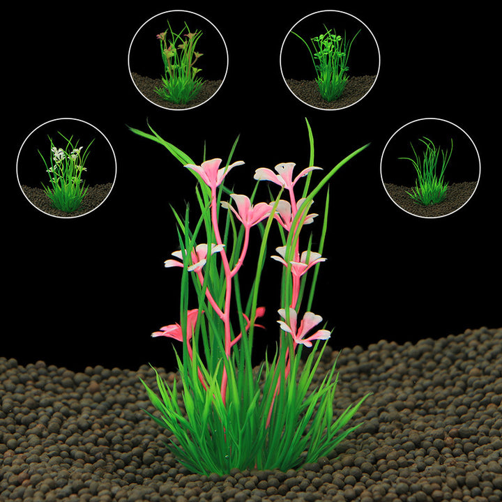 Fish Tank Decoration Simulation Water Plant Aquarium