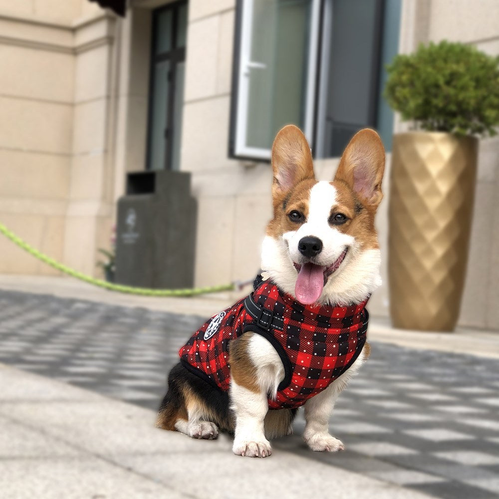 Christmas Dog Waterproof Reflective Belt Chest